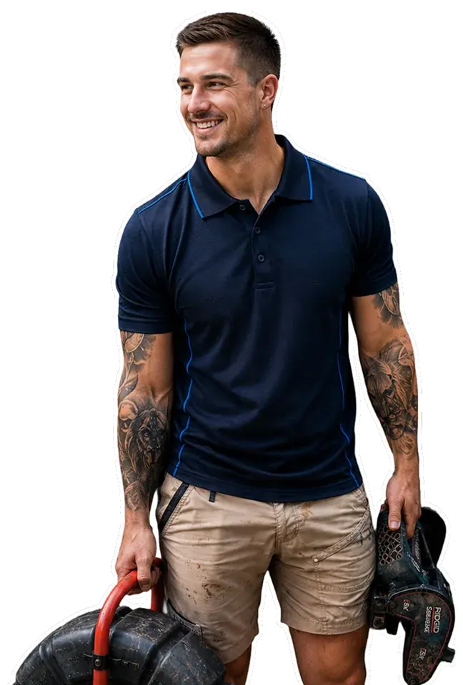 A licensed Killara plumber with his tools